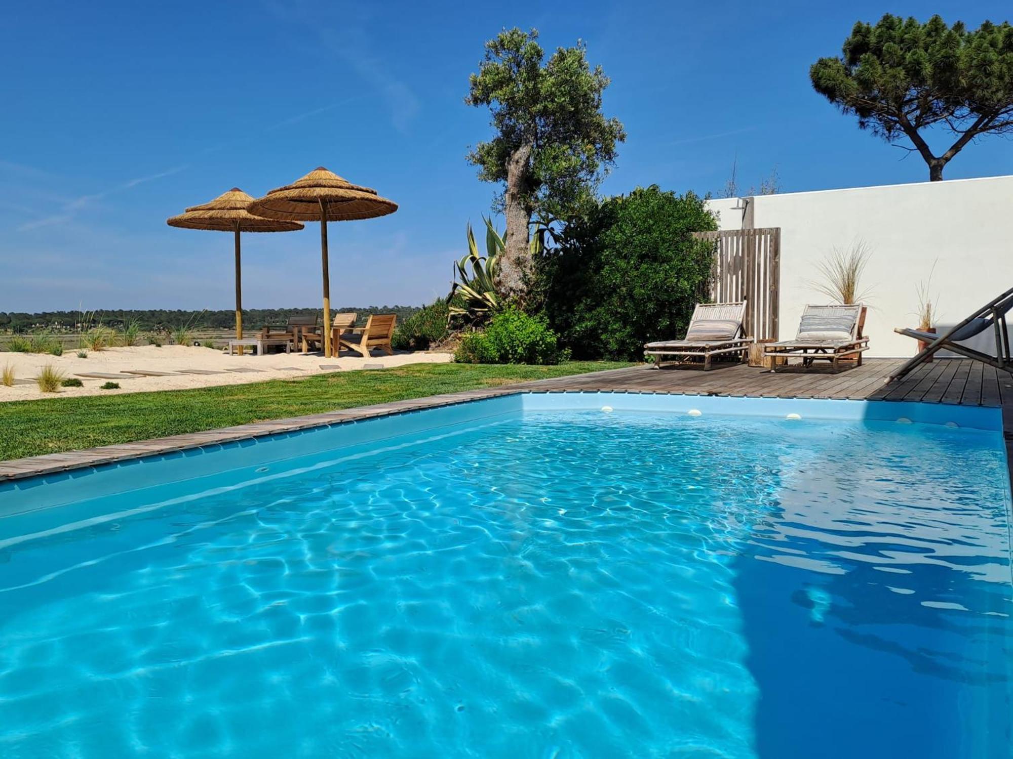 Casa Atlantico Carvalhal Comporta, Apartamento Piscina Aquecida Kültér fotó